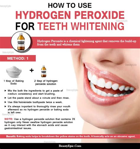 Hydrogen Peroxide Teeth Whitening Home Remedy: Does It .